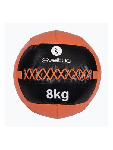 Медицинска топка Sveltus Wall Ball 8 kg black/red