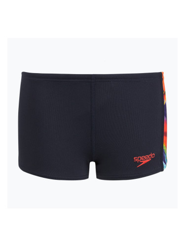 Детски боксерки за плуване Speedo Digital Panel Aquashort true navy/watermelon/bitter lime