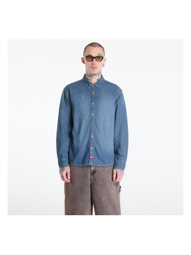 Риза Dickies Lightweight Denim Shirt Ls Khaki Tntd Blue M