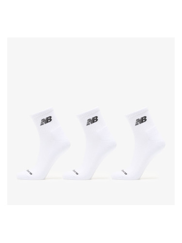 New Balance Everyday Ankle Socks 3-Pack White M