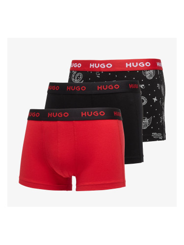 Боксерки Hugo Boss Trunk 3-Pack Design Multicolor S