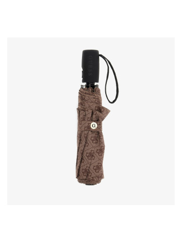 GUESS Open-Close Umbrella Latte Logo Universal
