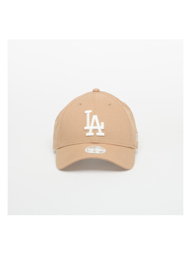 Шапка New Era 9FORTY Linen Los Angeles Dodgers Camel Universal