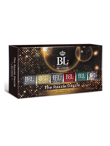 Комплект 6 броя лакове за нокти BEL LONDON The Razzle Dazzle
