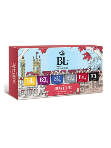 Комплект 6 броя лакове за нокти BEL LONDON The Urban legend