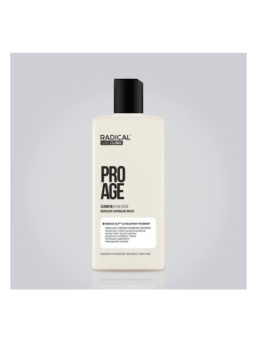 Шампоан за зряла и естествено посивяла коса Farmona RADICAL HAIR CLINIC Pro Age Shampoo for mature, naturally gray hair