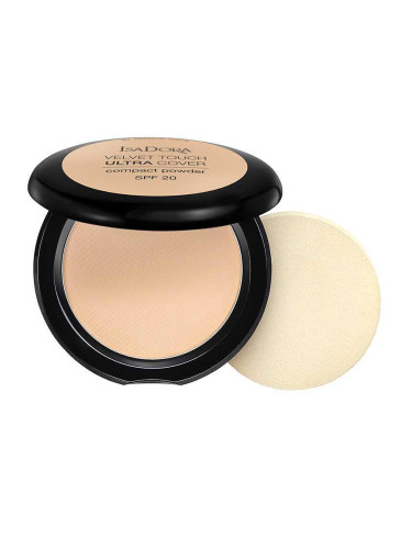 Матираща компактна пудра Isadora Velvet Touch Ultra Cover Compact Powder