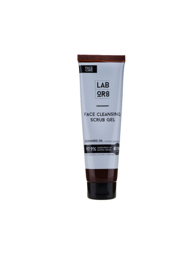 Натурален почистващ скраб за лице с конопено масло Labor8 Hemp Face Cleansing Scrub Gel