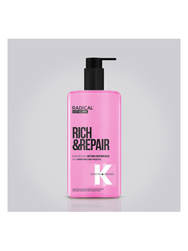 Регенериращ балсам за много увредена и чуплива коса Farmona RADICAL HAIR CLINIC Smoothing regenerating conditioner for very damaged and frizzy hair