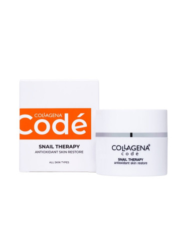 Регенериращ антиоксидантен крем Snail Therapy COLLAGENA Codé
