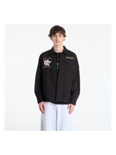 Яке RIPNDIP Nine Militarty Shirt Jacket Black L