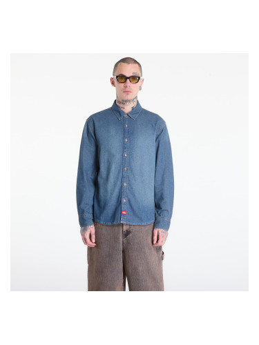 Риза Dickies Lightweight Denim Shirt Ls Khaki Tntd Blue M