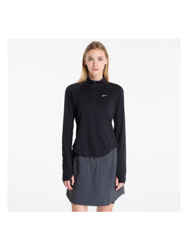 Тениска Nike Tempo Women's Dri-FIT 1/4-Zip Running Top Black/ Reflective Silv L