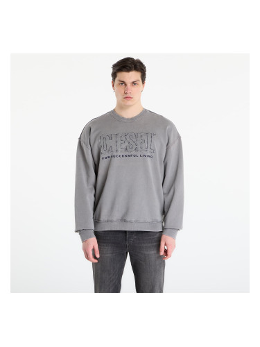 Тениска DIESEL S-Boxt-Raw-V1 Sweat-Shirt Steeple Gray L