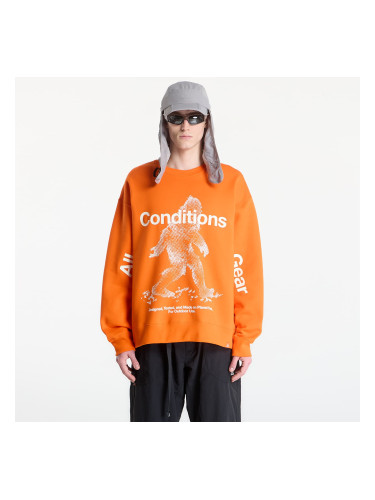 Суитшърт Nike ACG "Tuff Fleece" Men's Therma-FIT Pullover Crew-Neck Sweatshirt Safety Orange L