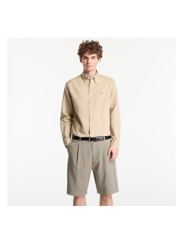 Риза Tommy Hilfiger Linen Blend Solid Btd Rf Shirt Sandalwood M