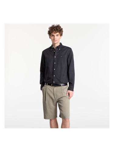 Риза Tommy Hilfiger Linen Blend Solid Btd Rf Shirt Black M
