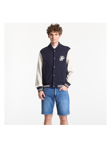Суитшърт Tommy Hilfiger Script Colorblock Bomber Navy M