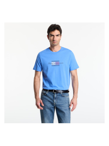Тениска Tommy Hilfiger Script Flag Regular Tee Blue Spell S