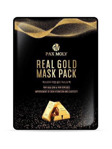 PaxMoly Real Gold Mask Pack Маска за лице с колоидно злато