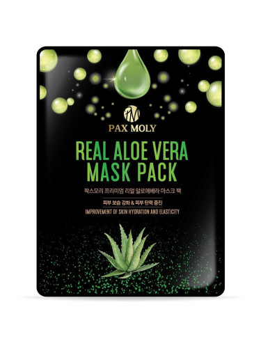 PaxMoly Real Aloe Vera Mask Pack Тоник за лице с алое и ВНА