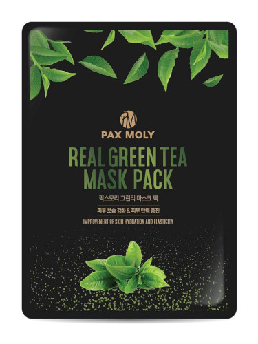 PaxMoly Real Green Tea Mask Pack Маска за лице със зелен чай