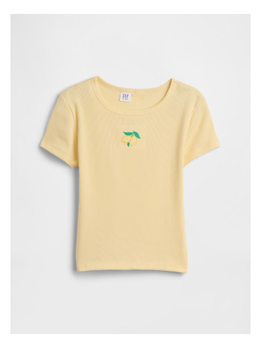 Детска оребрена тениска GAP