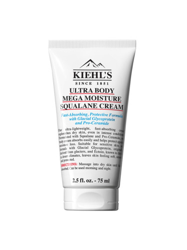 KIEHL'S Ultra Body Mega Moisture Squalane Cream Лосион за тяло унисекс 75ml