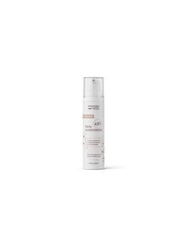 Минерална Слънцезащитна Емулсия за Лице и Тялo - Wooden Spoon - SPF 40