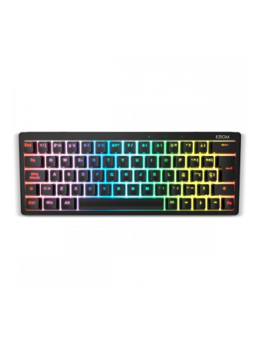 Клавиатура Krom Kreator Испанска Qwerty Черен Механик