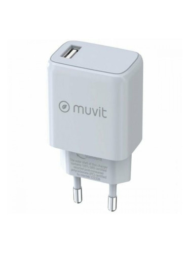 Зарядно за стена Muvit MCACC0002 15 W Бял