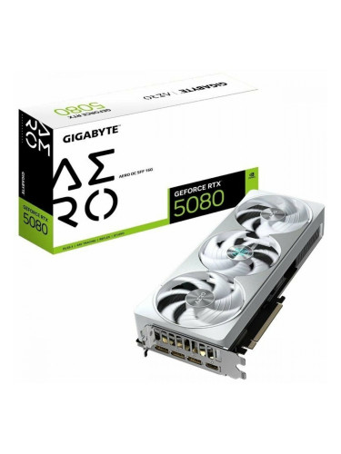 Графична карта Gigabyte GeForce RTX 5080 AERO OC SFF 16G GEFORCE RTX 5080 16 GB GDDR6 GDDR7