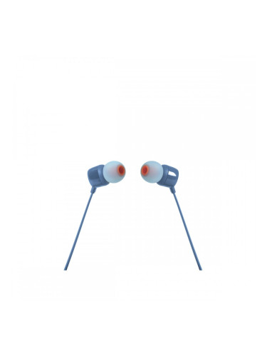 Слушалки с микрофон JBL T110 Син