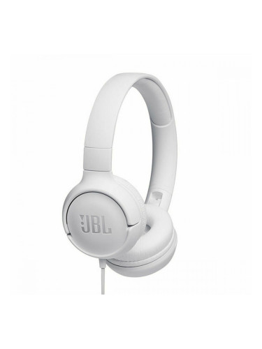 Слушалки с микрофон JBL Tune 500 Бял