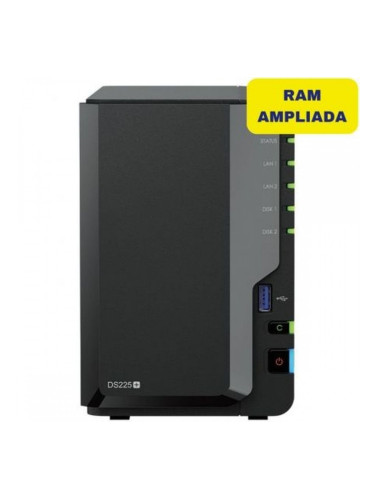 SATA 5.25" калъф за SATA 2.5" Synology DS225+/6G Черен