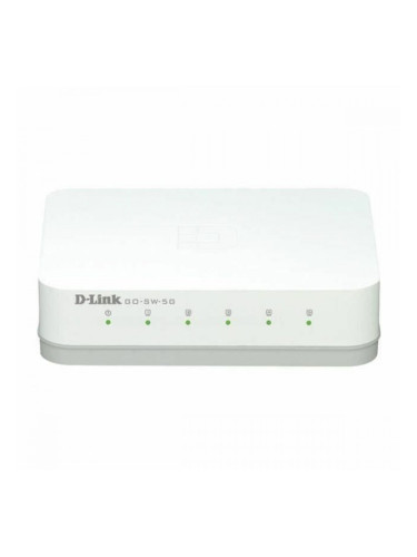 Суич D-Link GO-SW-5G Бял Черен RJ45 Ethernet LAN RJ45 x 5