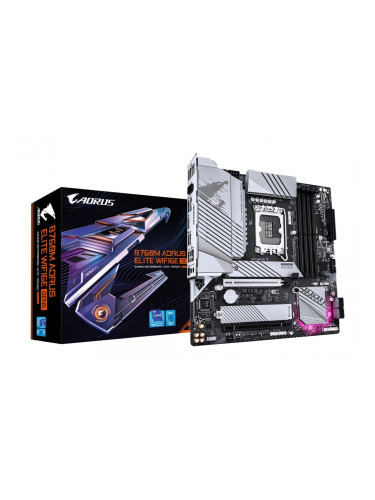 Дънна платка Gigabyte B760M AORUS ELITE WIFI6E GEN5 LGA 1700