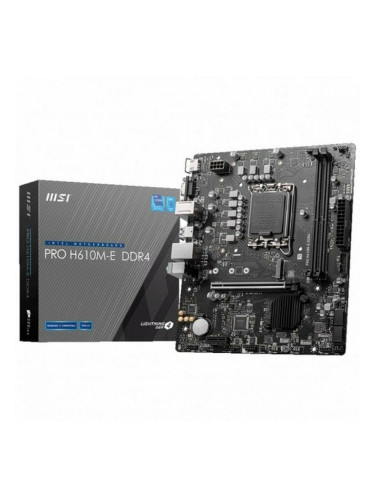 Дънна платка MSI PRO H610M-E DDR4 H610 LGA 1700 DDR4 mATX