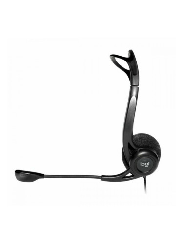 Слушалки с лента за глава Logitech 960 Черен