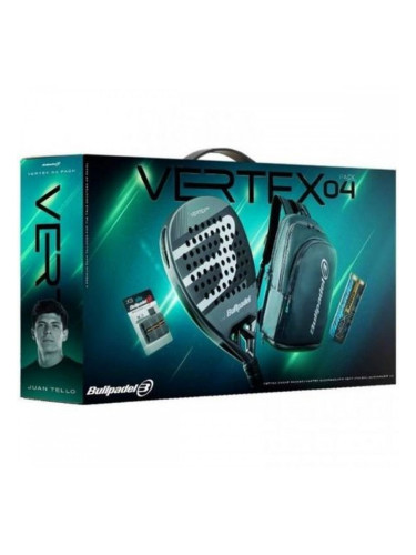 Ракета за Падел Bullpadel Vertex 04 Comfort Pro Line 2026 Черен Подложка от Въглеродни Влакна