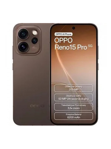 Смартфони Oppo RENO 15 PRO 6,3" Mediatek Dimensity 8450 12 GB RAM 512 GB Черен