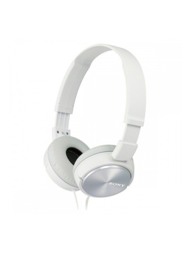 Слушалки с лента за глава Sony MDR-ZX310AP Бял