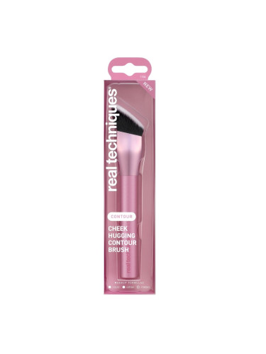 REAL TECHNIQUES Cheek Hugging Contour Brush Четка за фдт дамски  