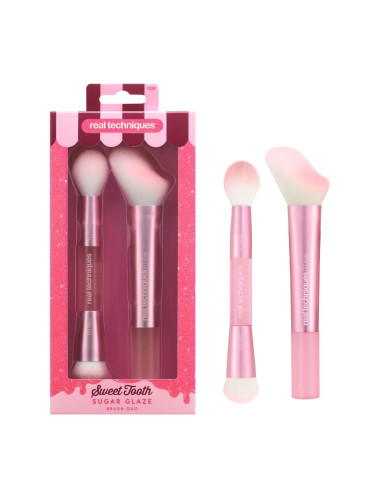 КОМПЛЕКТ REAL TECHNIQUES Sugar Glaze Brush Duo Комплект дамски  