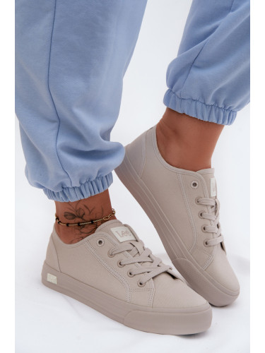 Дамски бежови маратонки LEE AVA C LOW