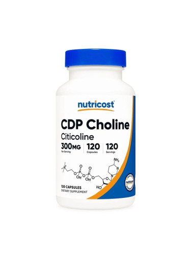 CPD Холин +  Цитиколин 300 mg 120 капсули | Nutricost