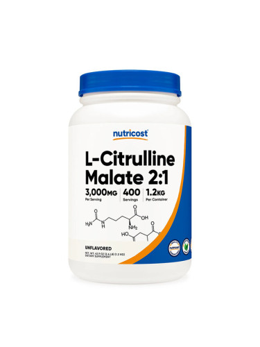 L-Цитрулин (малат) 1.2 kg прах | Nutricost
