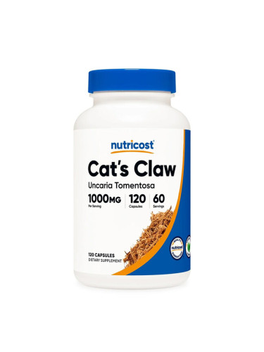 Котешки нокът (кора) 500 mg 120 капсули | Nutricost