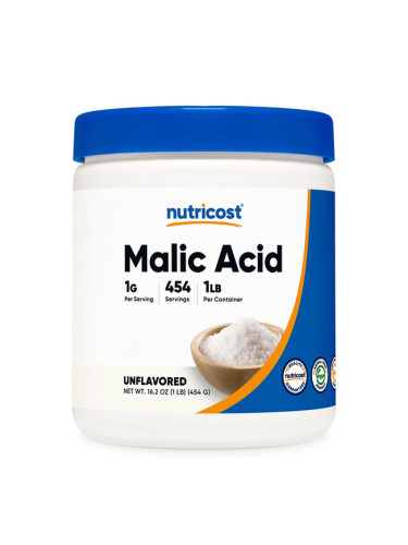 Ябълчена киселина 454 g прах | Nutricost