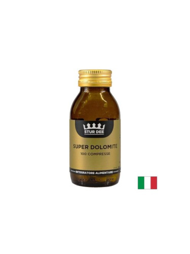 Super Dolomite (Калций + D3 + Витамин A) – Здрави кости, зъби и мускули, 100 таблетки